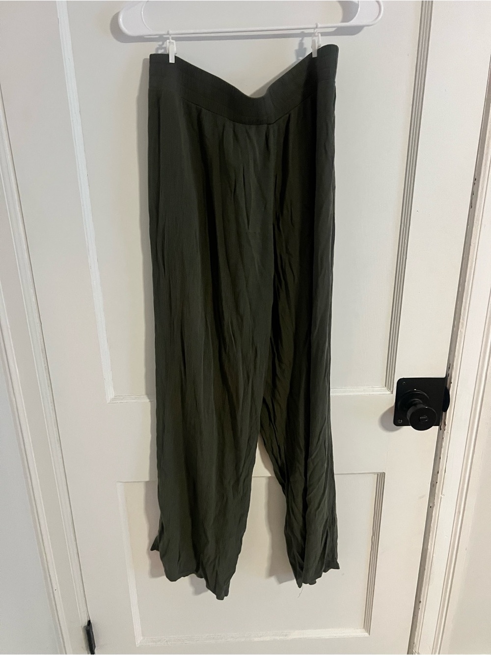 Olive Green Wide Leg Pants XL